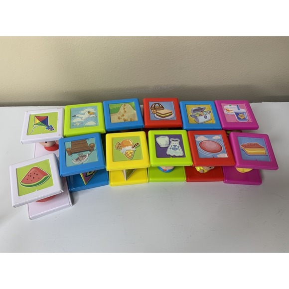 Safety 1st Stack n Play Cubikals Lot of 12 Blocks for Play and Learning - Picture 4 of 8